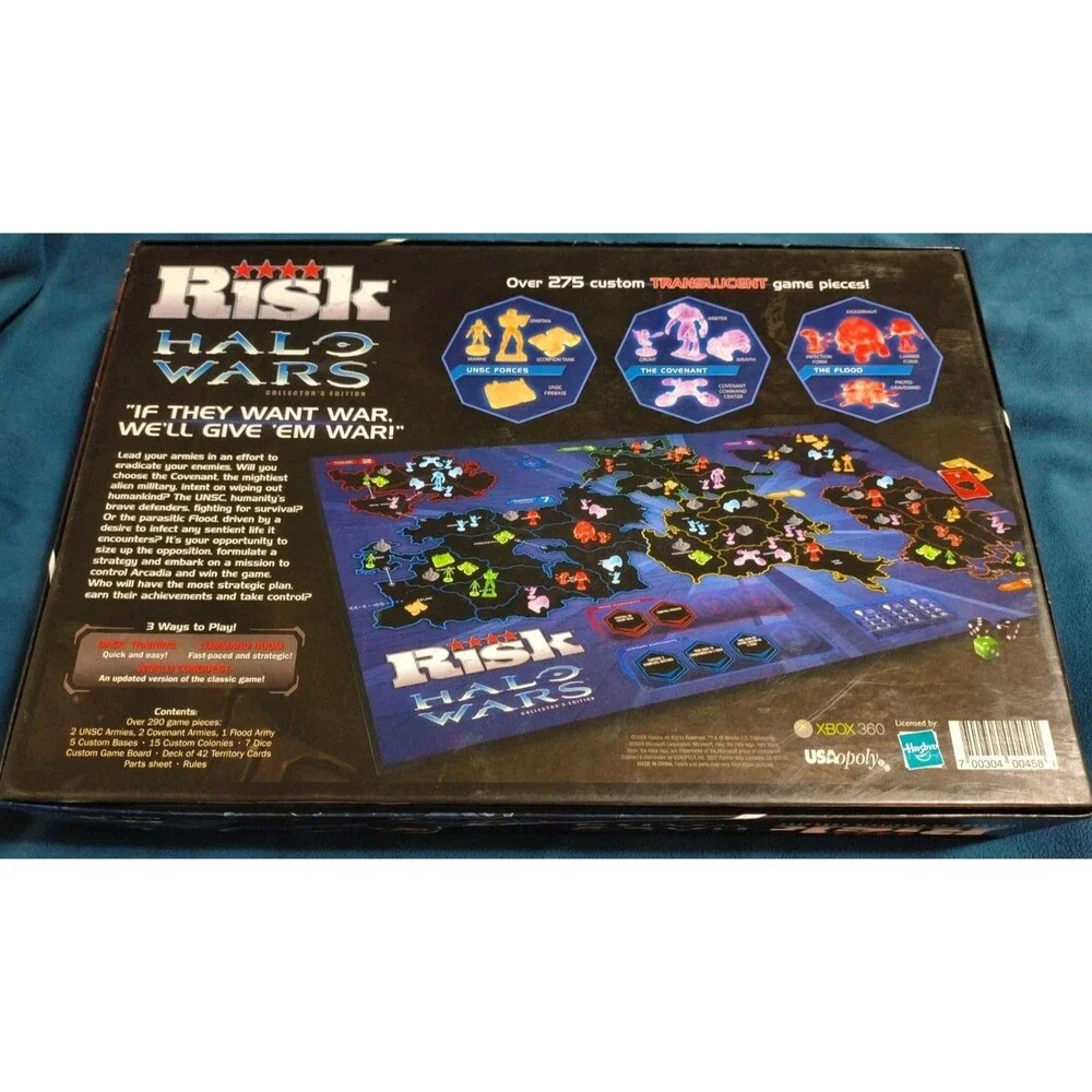2009 Risk Halo Wars Collector's Edition Board Game 98% Complete